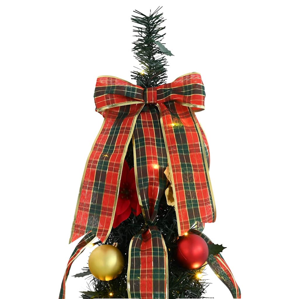 Artificial Christmas Tree with 200 LEDs Green 210 cm PVC